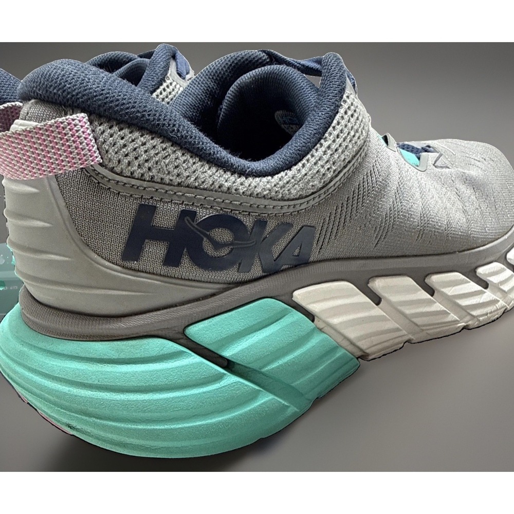 Hoka One One Gaviota 3 Sharkskin Outer Space Womens Running Shoes 11 1113521-SOS - Picture 4 of 9